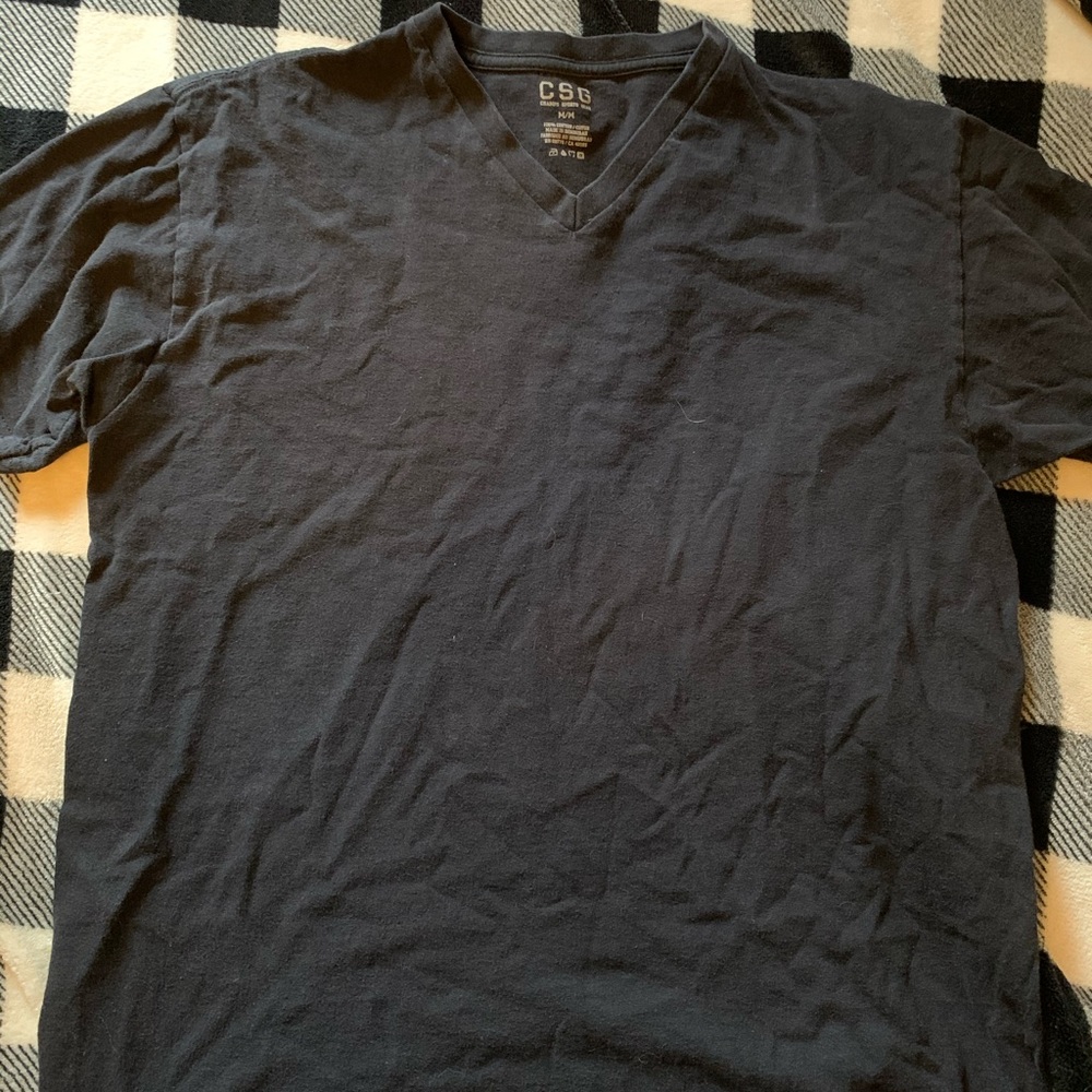 Men’s Black V-neck
